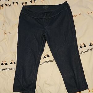 Athleta Blue Capri Pants Structured Casual Wear